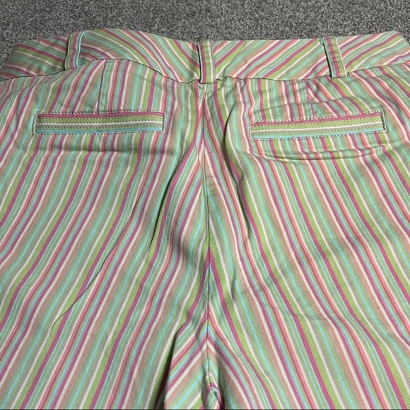 Sigrid Olsen 10 Capri Pants 32 X 20 Striped - Picture 3 of 10